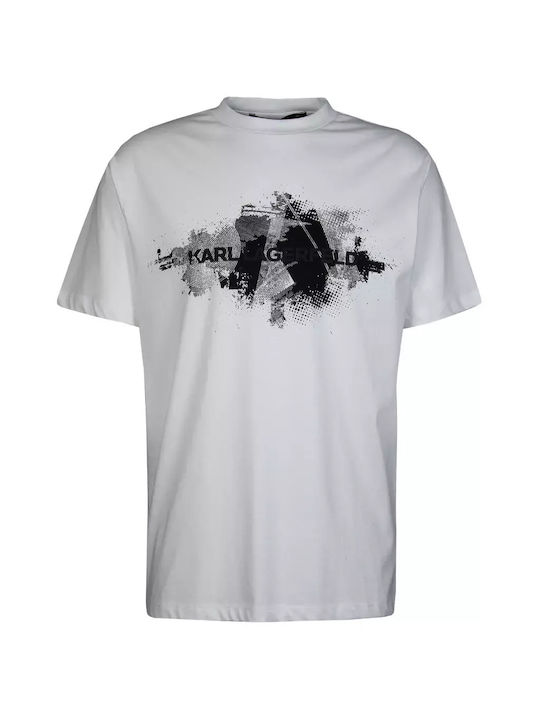 Karl Lagerfeld Men's Short Sleeve T-shirt White