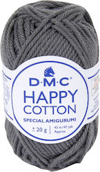 DMC Cotton Knitting Yarn Happy Gray 43m 20gr