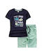 Reflex Kids Set with Shorts Summer 2pcs Blue