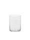 Decorative Vase Cylinder Transparent 15x15x30cm