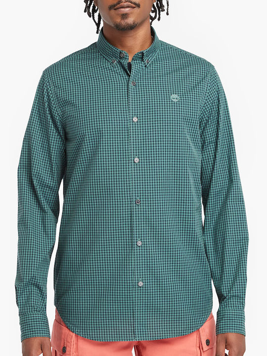 Men's Shirts A2bq5 Green Cotton Timberland