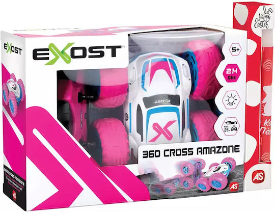 Toy Candle Cross Amazone Led Remote-Controlled Car for 5+ Years Pink Exost