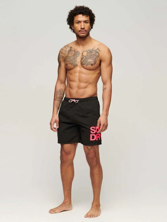 Superdry M D3 Men's Swimwear Shorts Black with ...