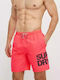 Superdry Herren Badebekleidung Shorts Shocking Pink mit Mustern