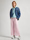 Pl211736-325 Pepe Jeans E2 Drop 3 Dory Pantaloni pentru Femei Roz