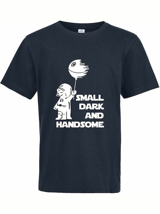 Παιδικό T-shirt French Navy Small, Dark and Handsome, Liitle Darth Vader, Star Wars