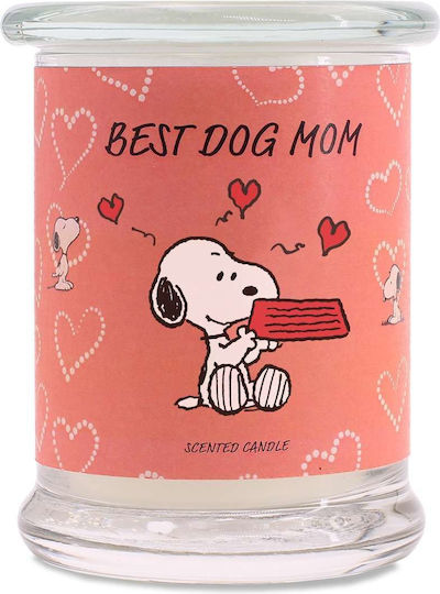 Peanuts Snoopy and Woodstock Ароматна Свещ Best Dog Mom Буркан 250гр 1бр