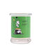 Peanuts Snoopy and Woodstock Ароматна Свещ Good Luck Буркан Зелен 250гр 1бр