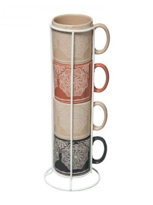 Secret de Gourmet Set of Cups Coffee Ceramic Be...