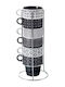 Secret de Gourmet Set Tassen Kaffee Keramik Weiß 260ml 6Stück