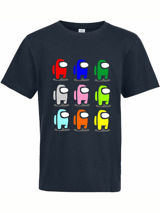 Παιδικό T-shirt Κοντομάνικο Multicolor Among Us, Multicolor