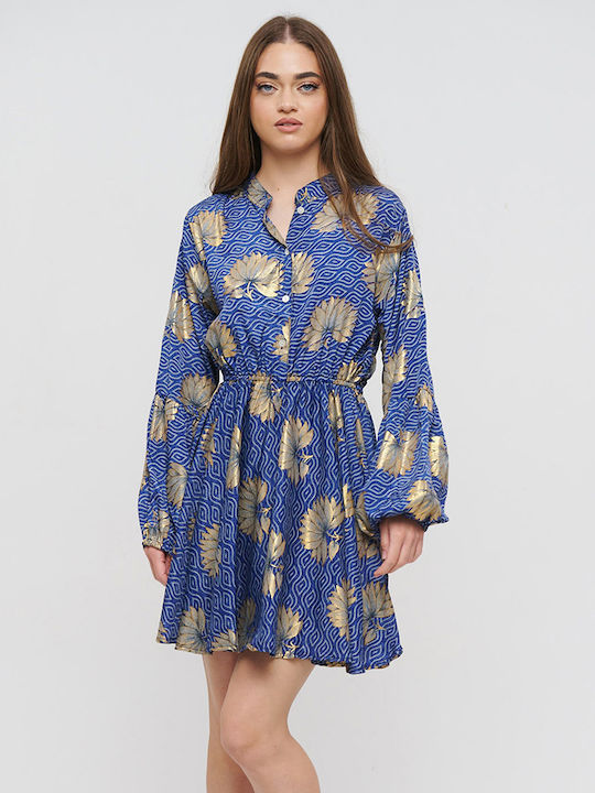 Ble Resort Collection Mini Rochie Blue