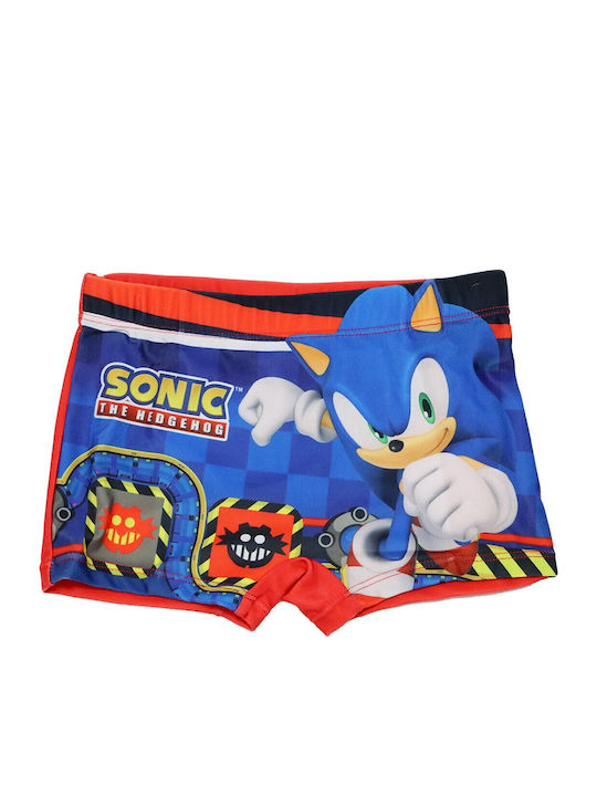 Sega Sonic Kinder Badeanzug Badeshorts Red
