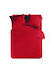 TnS Sheet Super-Double with Elastic 160x200+30cm. Red