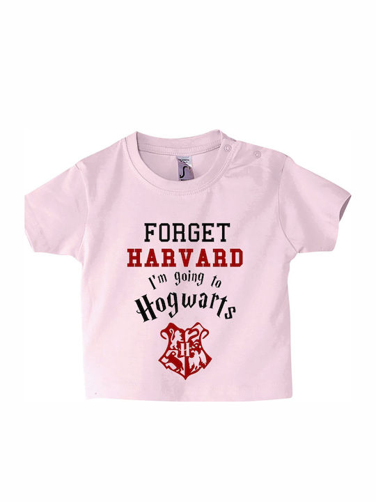 Παιδικό T-shirt Baby Pink Forget HARVARD I am Going To HOGWARDS, Harry Potter
