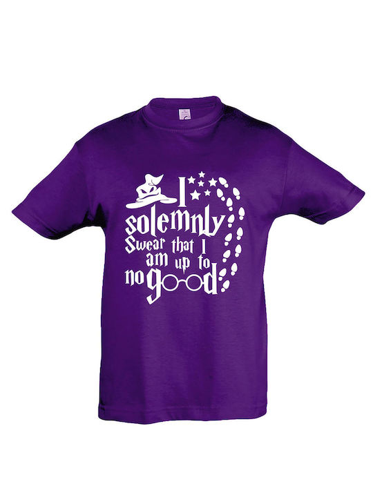 Παιδικό T-shirt Κοντομάνικο Dark Purple Harry Potter I Solemnly Swear That I Am Up To No Good