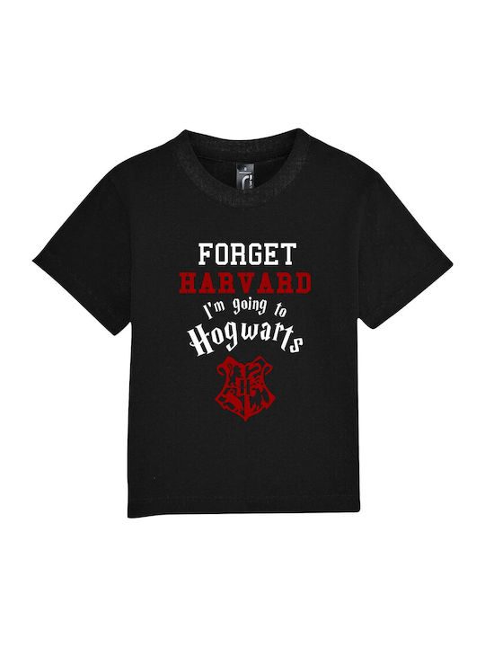 Παιδικό T-shirt Μαύρο Forget HARVARD I am Going...