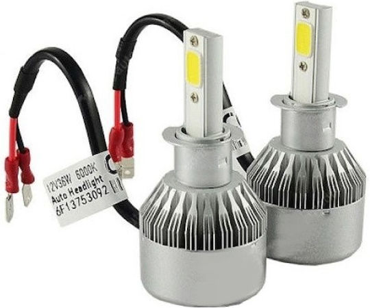 Λάμπα Αυτοκινήτου H3 LED 6000K Ψυχρό Λευκό 12V