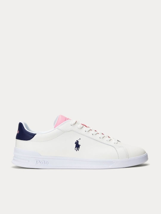 Ralph Lauren Hrt Crt Γυναικεία Sneakers Ροζ