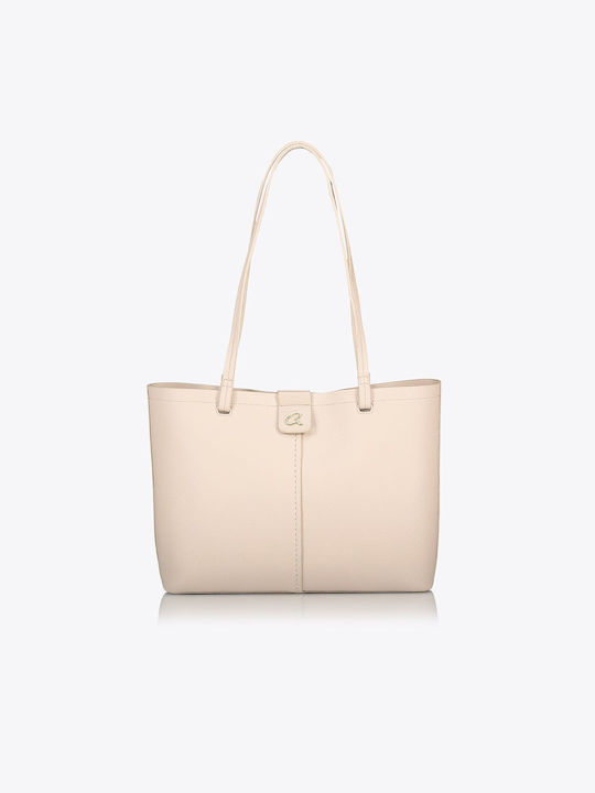 Axel Damen Tasche Schulter Beige