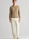 Gant Men's Chino Trousers Slim Fit (34l) - 1505273 Cream