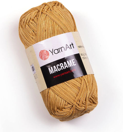 YarnArt Macrame Μακραμέ Μικροπολυεστέρας Κίτρινο 130m 90gr