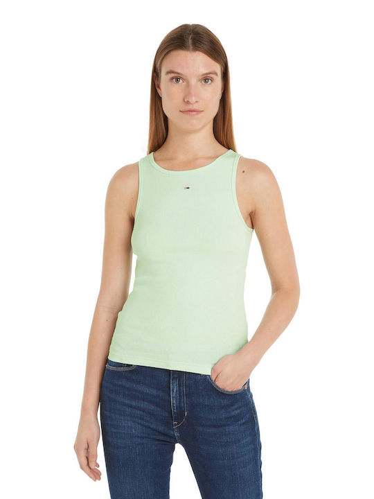 Tommy Hilfiger Women's Athletic Blouse Sleeveless Green