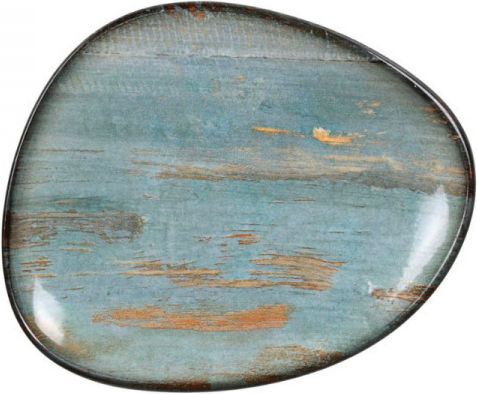 Bonna Servierplatte Oval aus Porzellan Bunt 19x15cm 1Stück