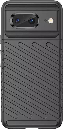 Hurtel Umschlag Rückseite Silikon Schwarz (Google Pixel 8 Pro)