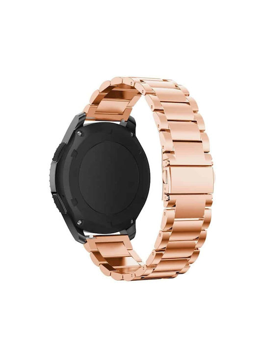 Edman 3z Сменяема каишка за гривна за Samsung Watch Active, 20 мм, универсална, розово злато