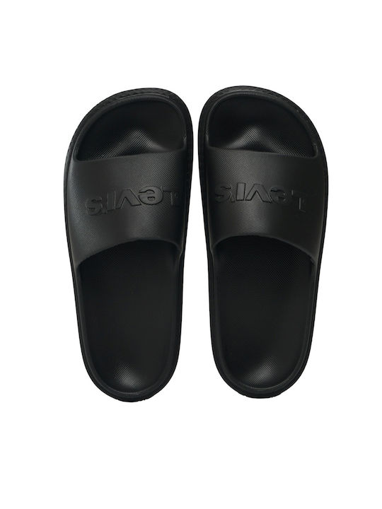 Flip-flops pentru bărbați Levi's Black Rubber - 235652-001