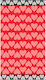 Palamaiki Ev28 Πετσέτα Θαλάσσης Κόκκινη 160x86εκ.