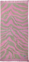 Greenwich Polo Club Beach Towel Cotton Pink 180x90cm.