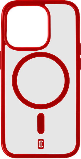 Cellular Line Back Cover Plastic / Silicone Red (iPhone 15 Pro)