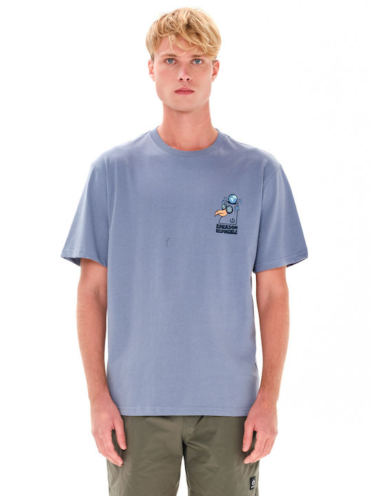 Emerson Men's Short Sleeve T-shirt Ciel