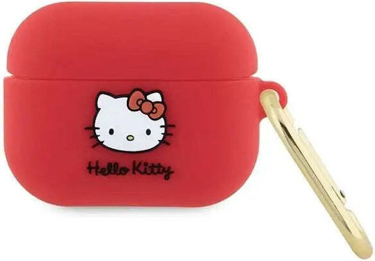 Hello Kitty Калъф в Червен цвят за Apple AirPods Pro
