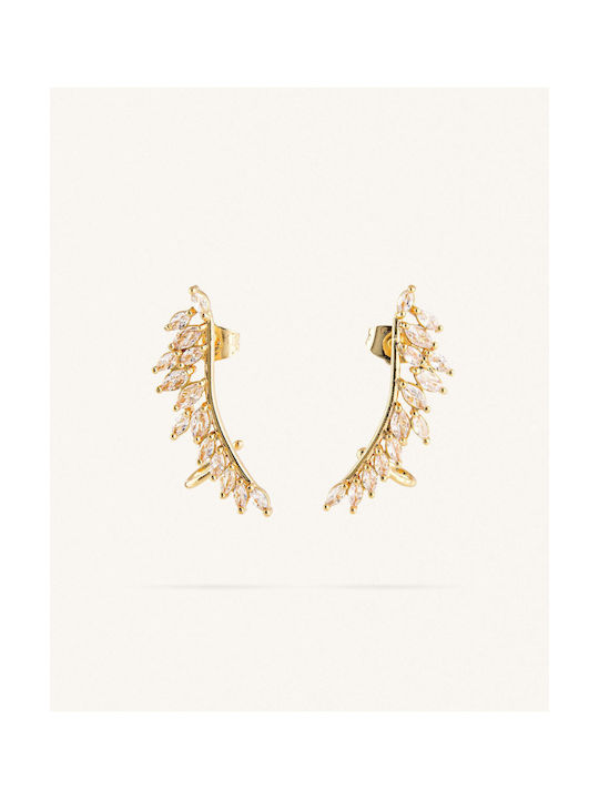 StanStefan Earrings Gold Plated with Stones