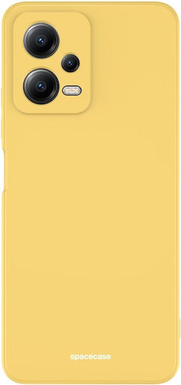 Spacecase Silicone Umschlag Rückseite Silikon Gelb (Redmi Note 12 5G)