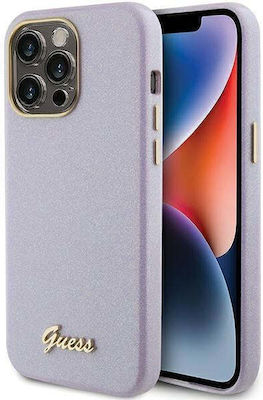 Guess Back Cover Plastic / Silicone Purple (iPhone 15 Pro Max)