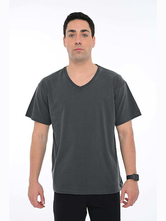 Bodymove Men's T-shirt V 1389 Anthracite