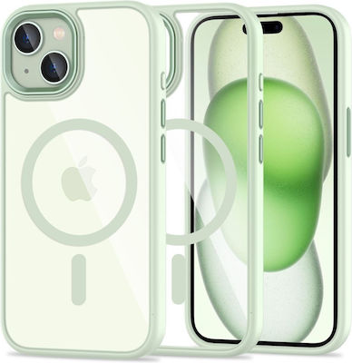 Tech-Protect Magmat Umschlag Rückseite Silikon / Kunststoff Grün (iPhone 15)