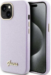 Guess Back Cover Plastic / Silicone Purple (iPhone 15)