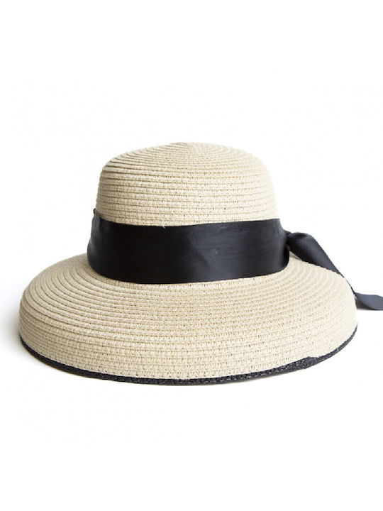 Tantrend Straw-like Straw-like Hat - Retro Style Beige