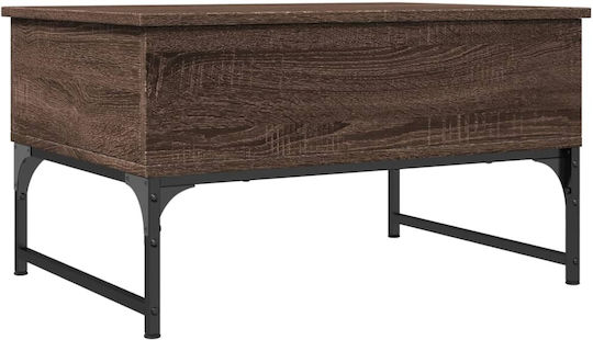 Rectangular Coffee Table Wooden with Butler Brown Oak L70xW50xH40cm.