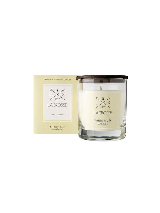 Scented Candle 200gr 40hours "white Musk" (ambientair) (amb-040mblc)