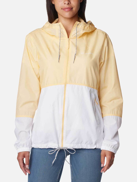 Columbia Women's Short Lifestyle Jacket for Winter Yellow