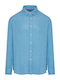 Funky Buddha M Basic Shirts - Fbm00900105-china Blue Blue
