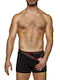 Inizio Men's Boxers Black 2Pack