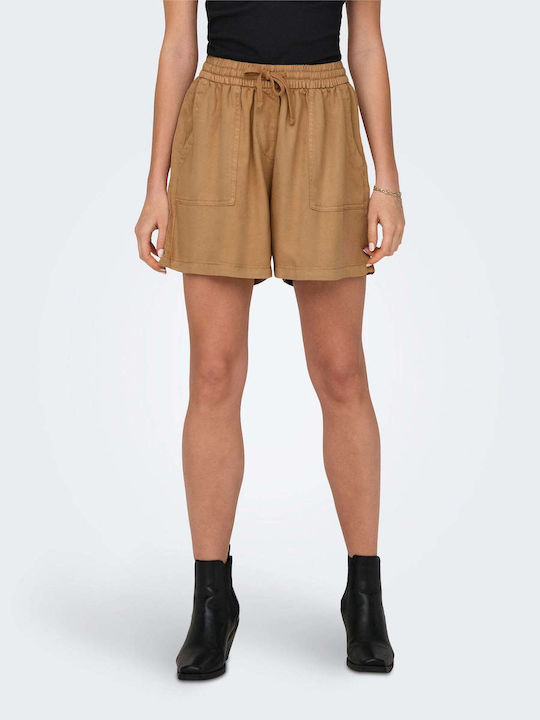 Only Women's Shorts Camel