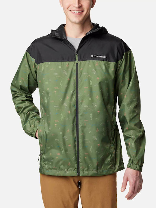 Columbia Herren Jacke Lässig Grün